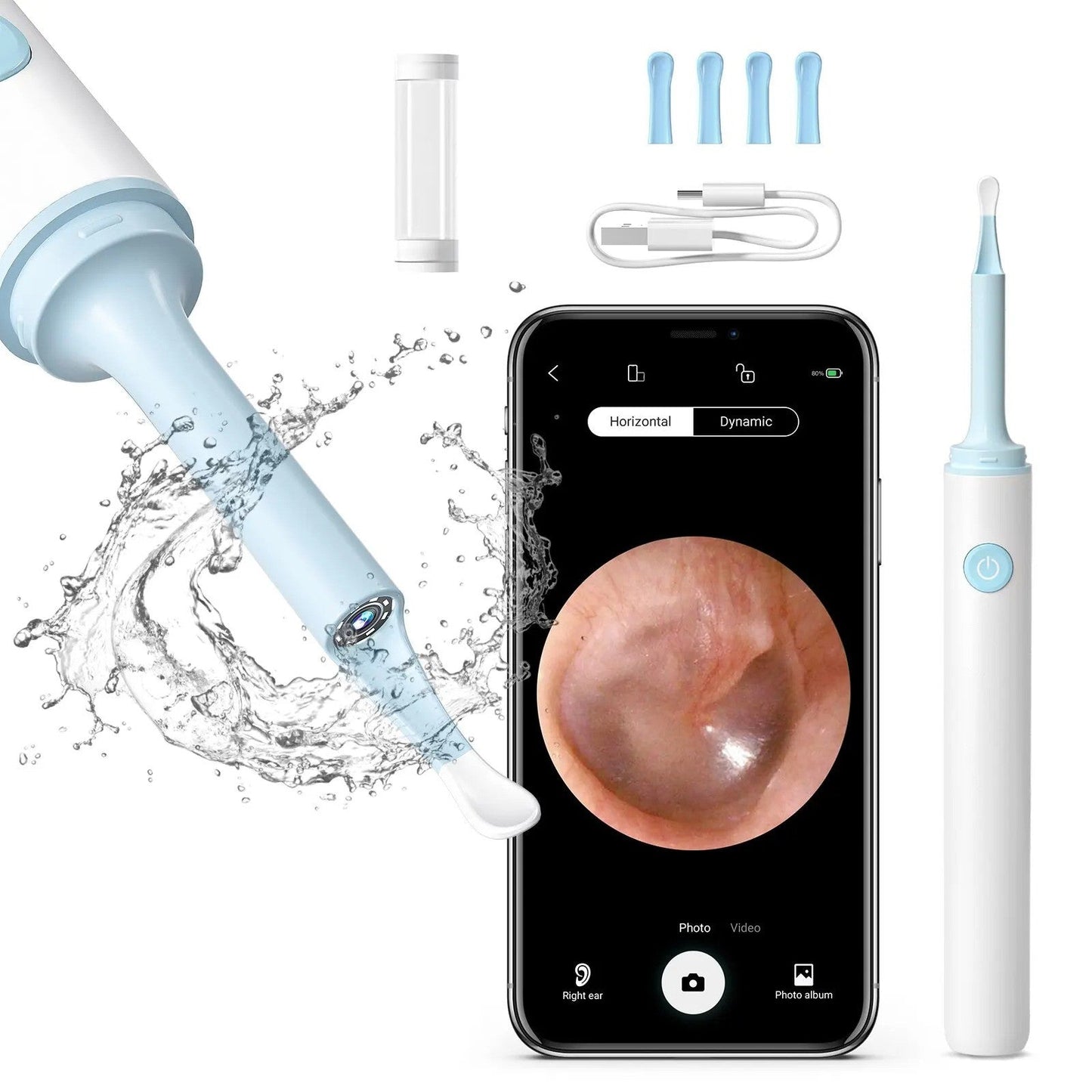 Earwax Remover with Wi-Fi Ostoscope