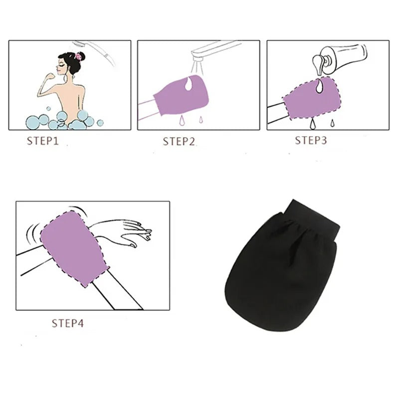 Exfoliating gloves